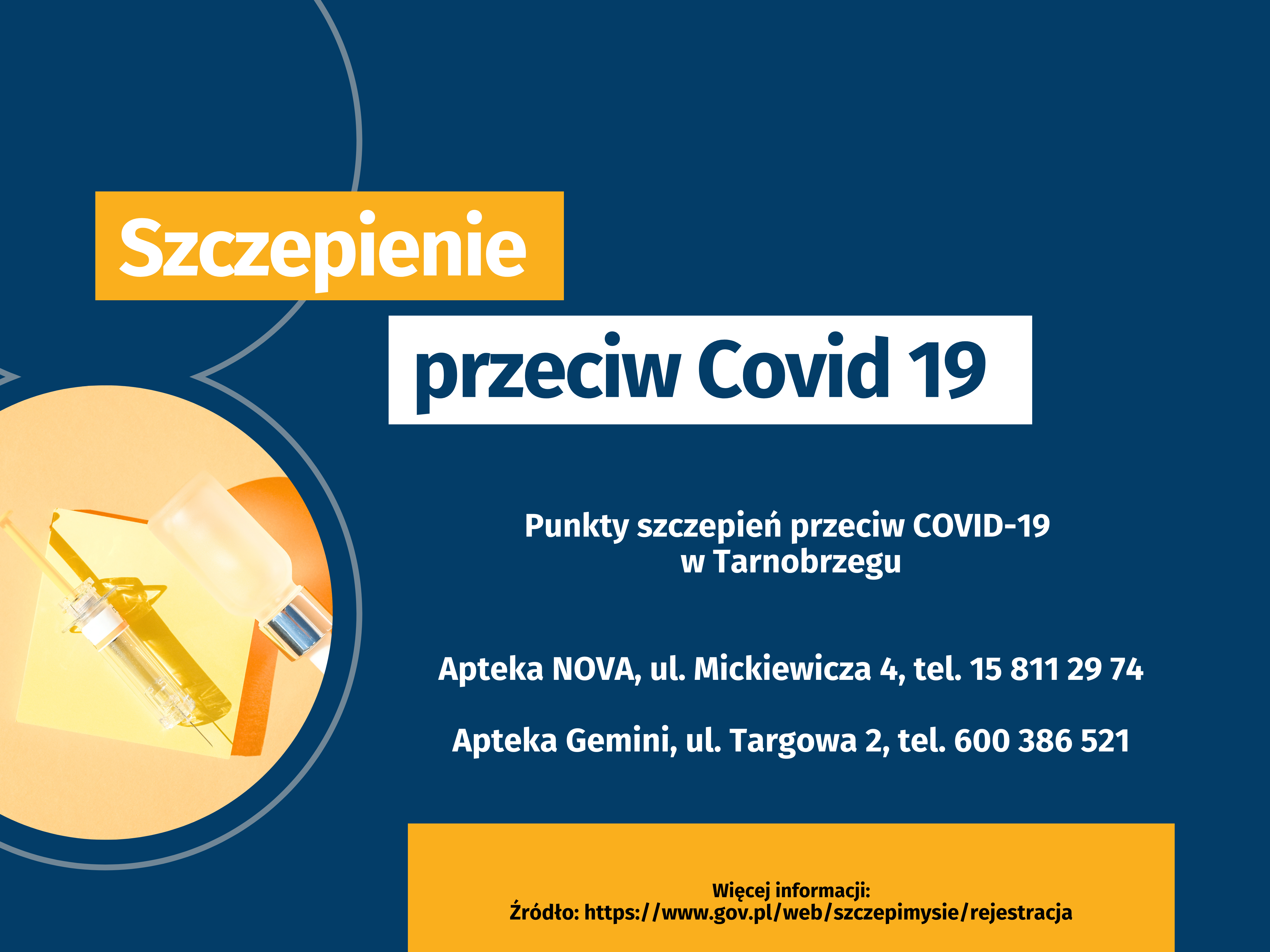 Zarejestruj się na szczepienie przeciw COVID-19